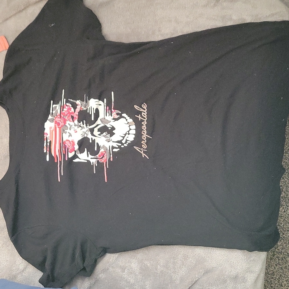 Aeropostale, large, black tee